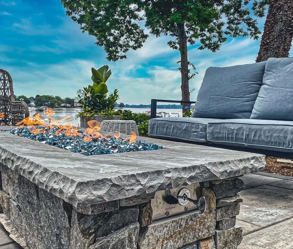 Local garden landscaping with custom design in Lexington, SC by Limelight Lawns