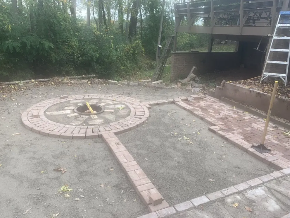 Custom residential landscaping for homes in Greenleaf, WI by Limestone creations
