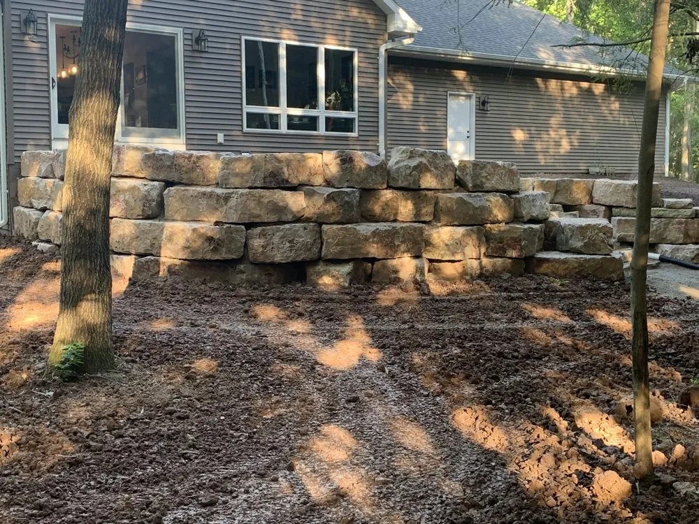 Custom lawn care service in Greenleaf, WI by Limestone creations