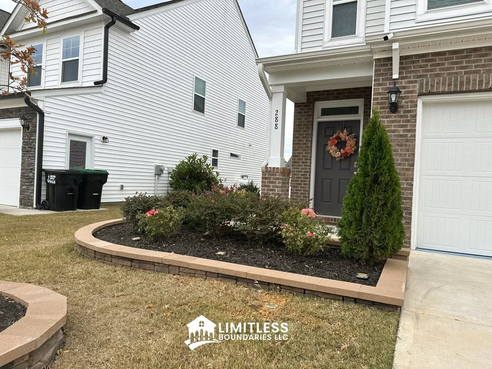 Professional lawn mowing service for residential properties across Garner, NC - Limitless Boundaries