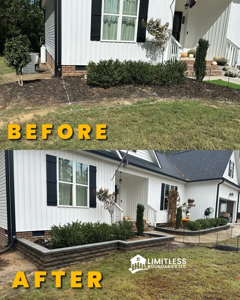 Affordable lawn care service in Garner, NC - Limitless Boundaries