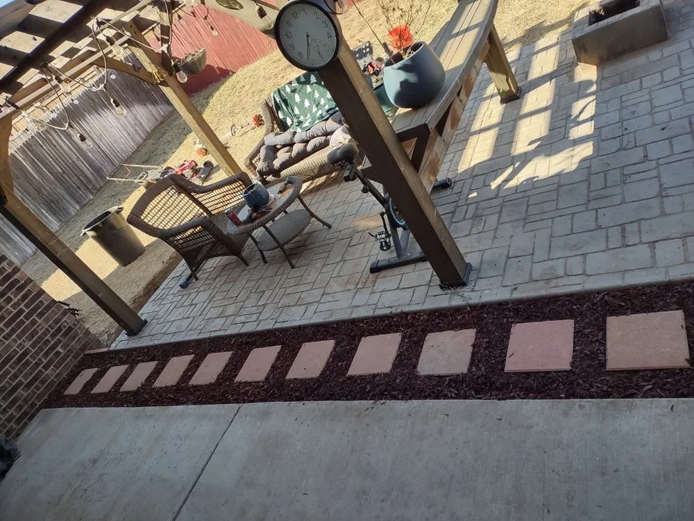 Affordable landscape installation for beautiful yards in Lubbock, TX by Limitless Hardscapes