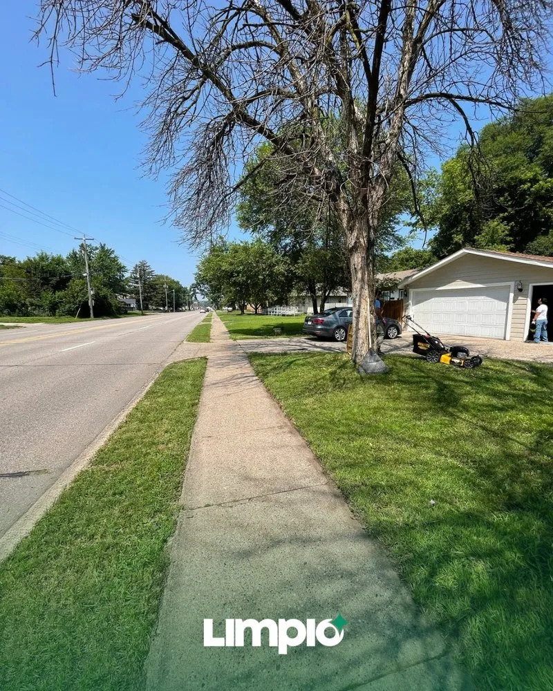 Professional lawn care service for residential properties across Minneapolis, MN - Limpio