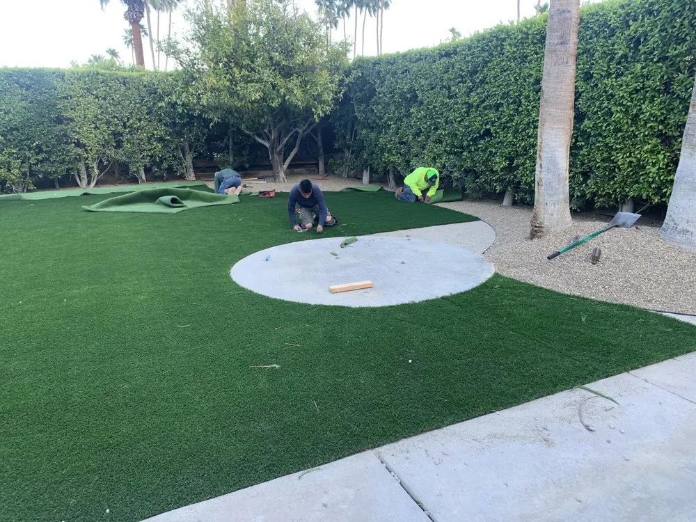 Professional landscape design with custom design across Cathedral City, CA - Linares Landscaping