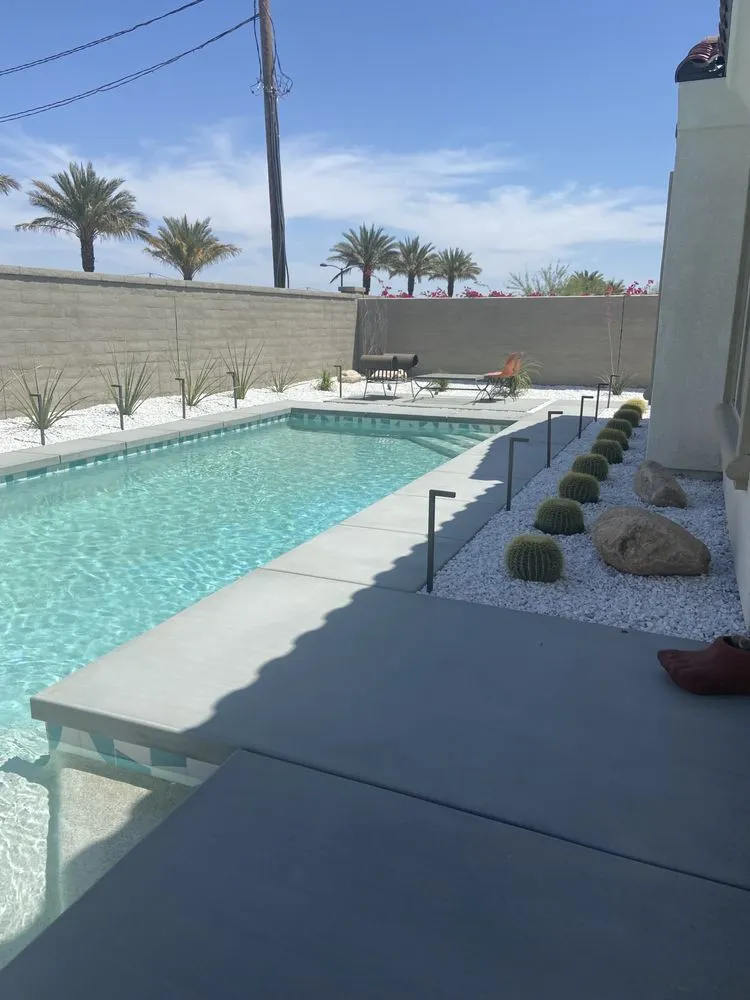 Custom landscape installation in Cathedral City, CA - Linares Landscaping