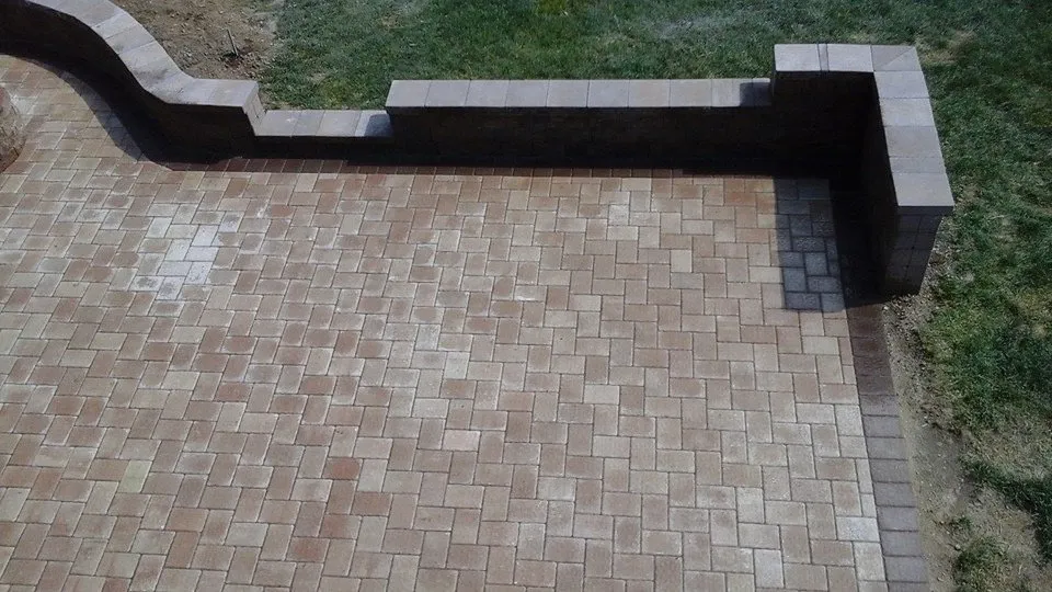 Custom landscape design with custom design in Chicago, IL by Lincoln Asphalt & Masonry