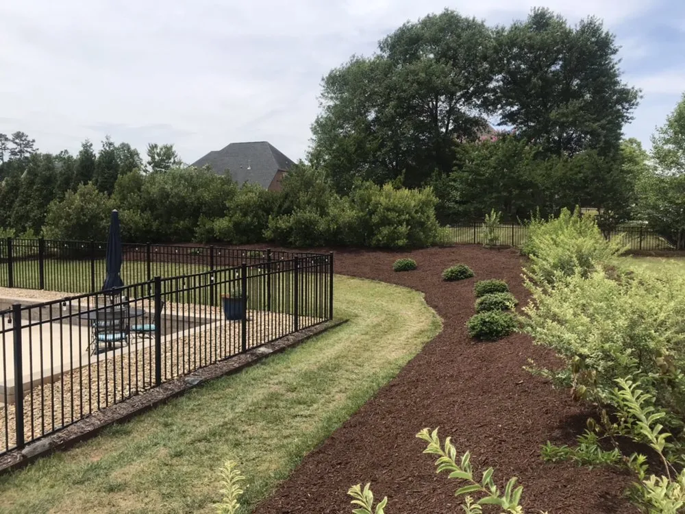 Local landscape installation with custom design in Lincolnton, NC by Lincoln Landscape