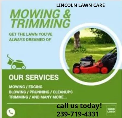 Lincoln Lawn Care Logo