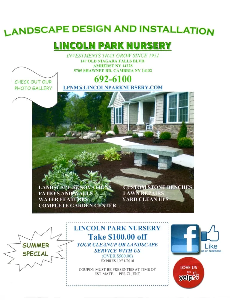 Custom lawn mowing service in Amherst, NY by Lincoln Park Nursery