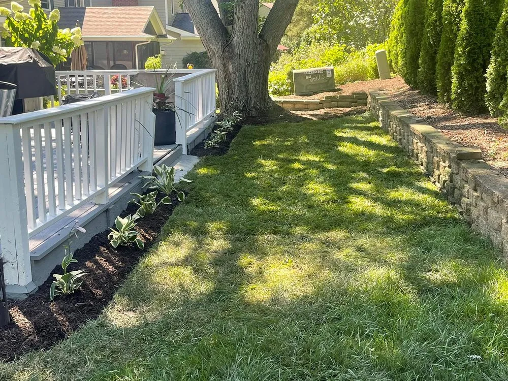 Professional outdoor landscaping for beautiful yards across West Chicago, IL - Linda’s sun