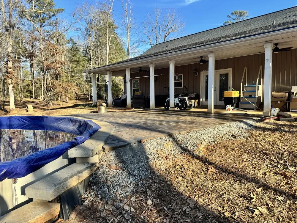 Local landscape installation in Greenwood, SC by Lindleys Lawn and Landscape