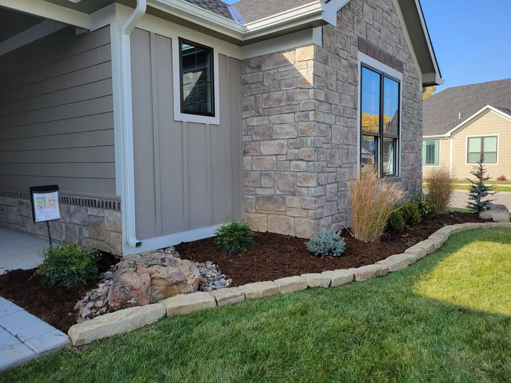 Custom landscaping services for outdoor upgrades in Valley Center, KS by Lindsay & Co. Landscaping