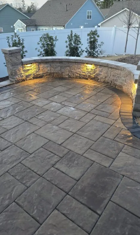 Custom garden landscaping in Raleigh, NC by Lindsay Lawn And Landscaping