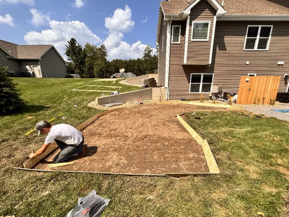 Custom landscape design near you across Edwardsburg, MI - Line King Striping