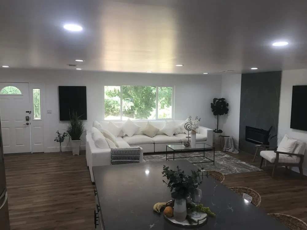 Top-rated garden landscaping for homes in Van Nuys, CA by Line of Art Construction