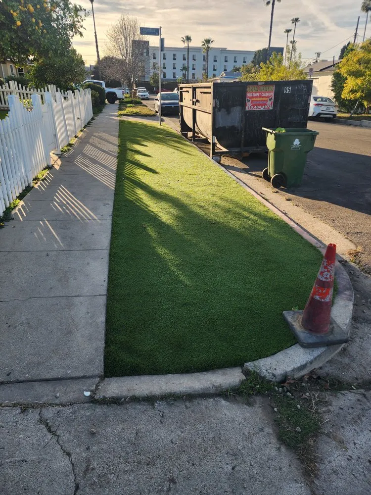 Custom lawn mowing service for year-round maintenance across Van Nuys, CA - Line of Art Construction