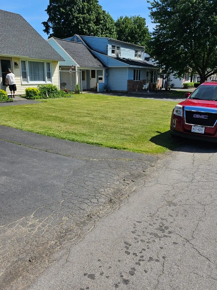 Custom outdoor landscaping in Frankfort, NY by Linebeck & Maggio Lawncare