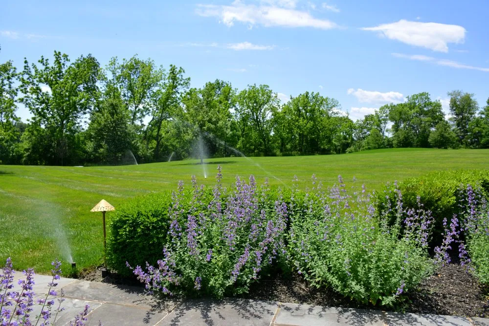 Custom residential landscaping in Chalfont, PA by Lingo Group