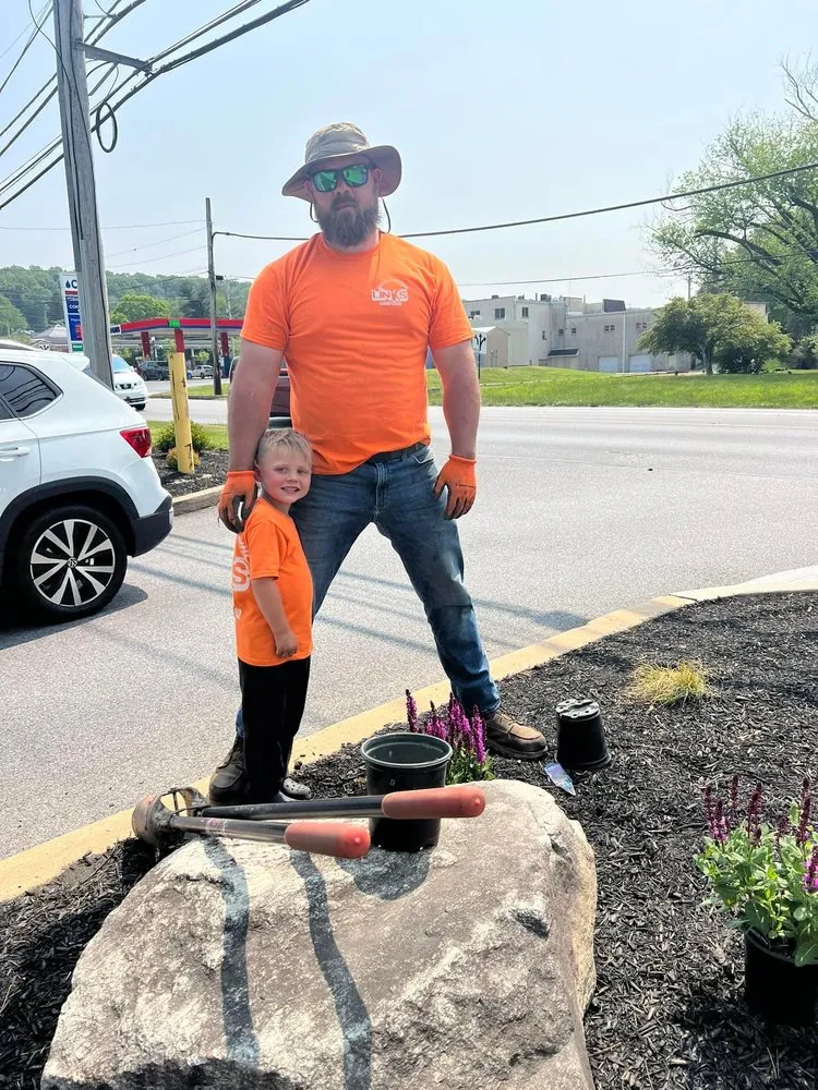 Custom landscape design in Coatesville, PA by Links Lawn Care