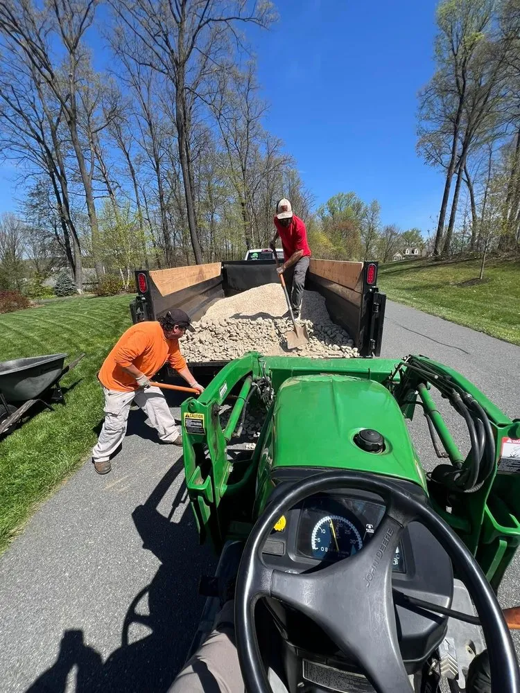 Custom yard cleanup service for residential properties in Coatesville, PA by Links Lawn Care