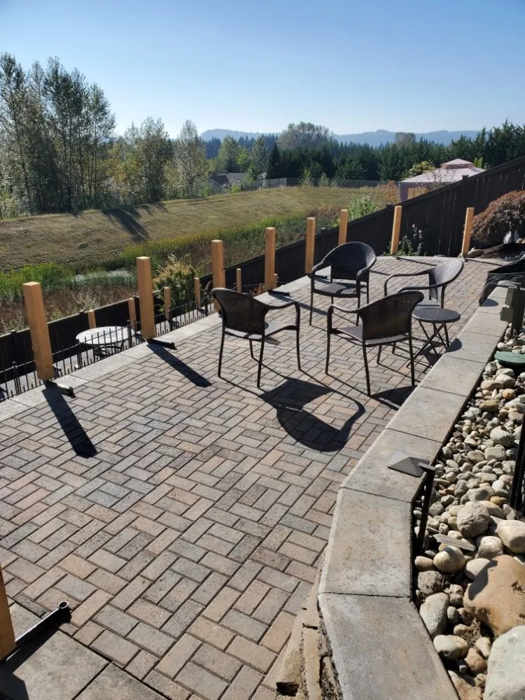 Custom landscape design for year-round maintenance in Marysville, WA by Lino's Landscapes