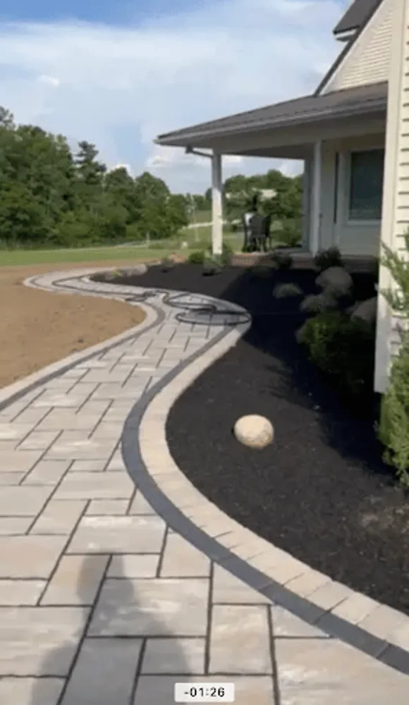 Expert garden landscaping with custom design in Newark, OH by Lintz Land Design