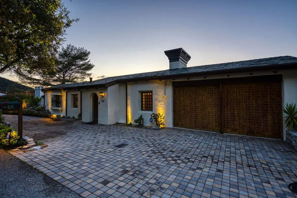 Custom outdoor landscaping in San Marino, CA - Linwood Richards Construction