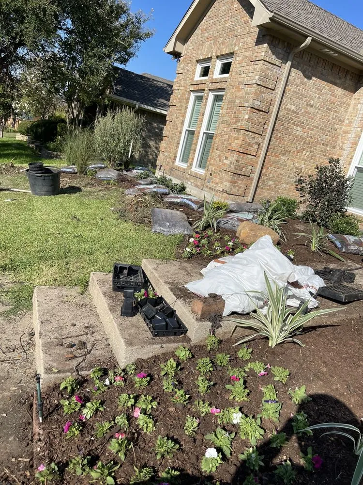 Expert garden landscaping in Parker, TX - Lion Crown Enterprise