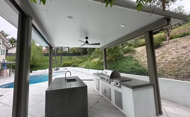 Custom lawn mowing service for beautiful yards in Los Angeles, CA by Lion Landscape