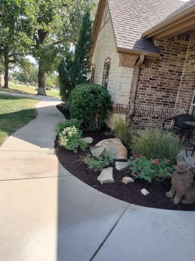 Affordable lawn mowing service for outdoor upgrades in Azle, TX by Lion Landscapes And Pools