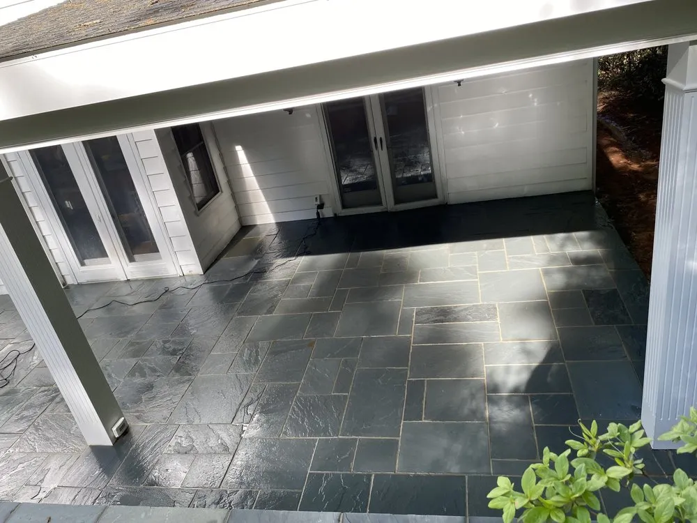 Reliable outdoor landscaping for year-round maintenance across Flat Rock, NC - Lion Stone Construction