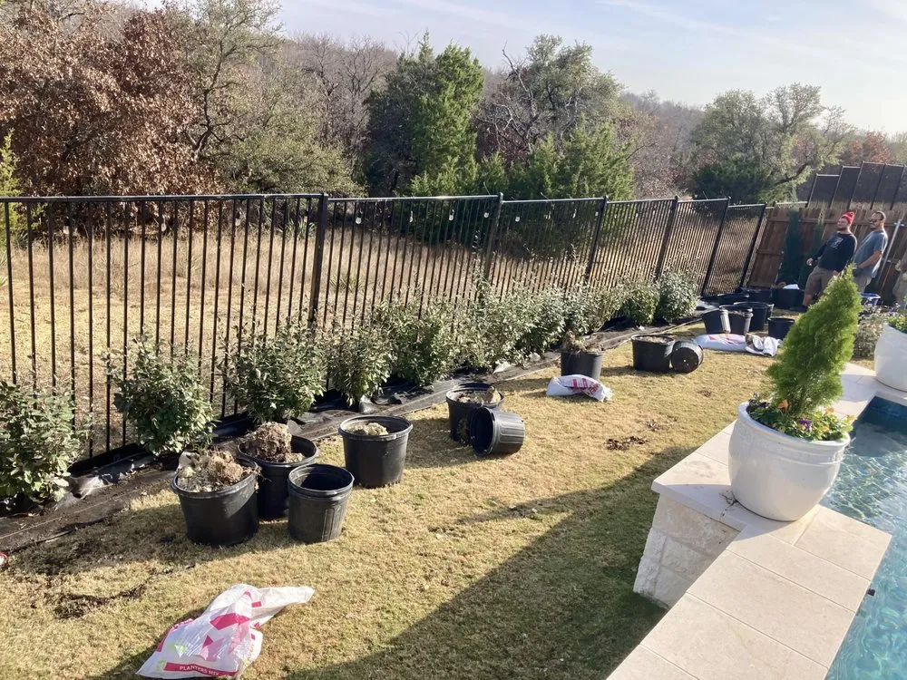 Professional landscape installation in Aledo, TX by Lionheart Landscaping