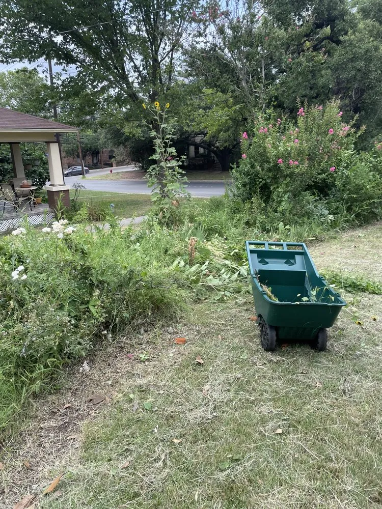 Custom garden landscaping for residential properties across Aledo, TX - Lionheart Landscaping