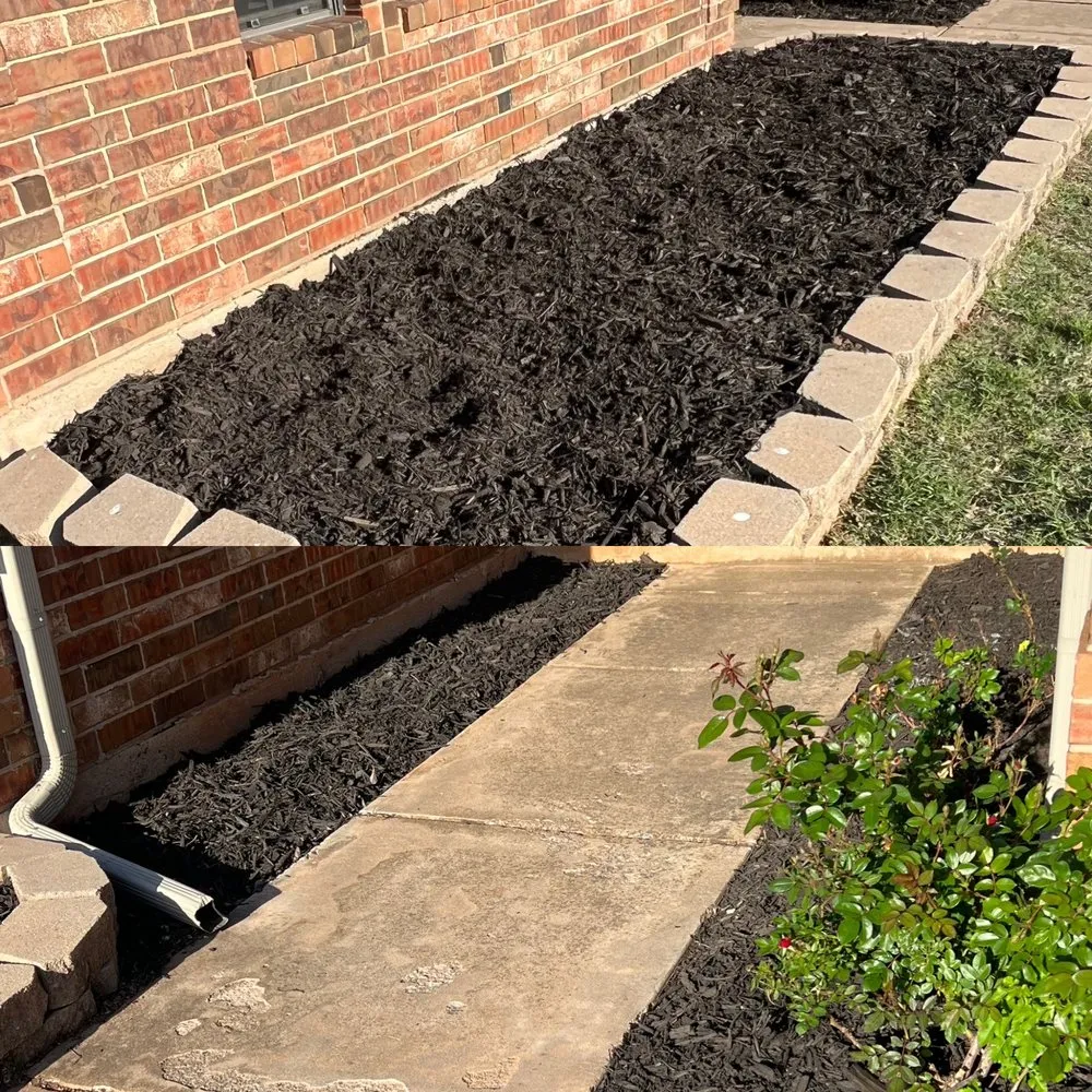 Top-rated garden landscaping in Edmond, OK - Lipscomb Mowing