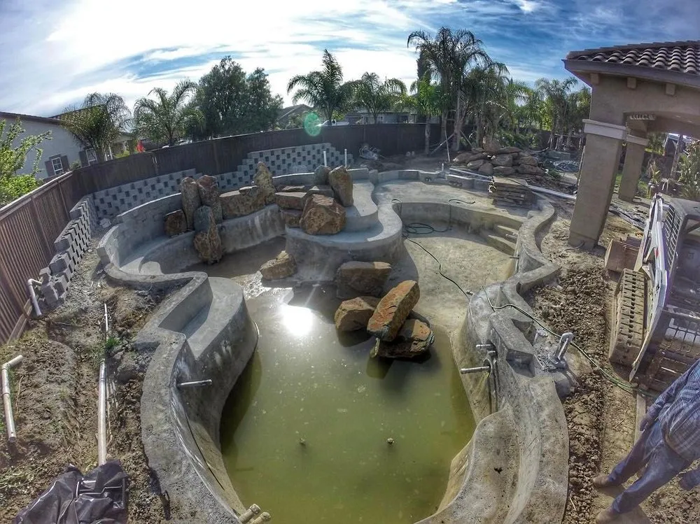 Custom yard cleanup service for year-round maintenance in Valley Springs, CA by Liquid FX Pools