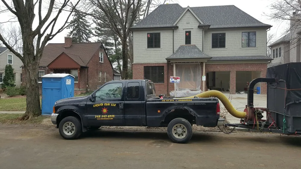 Custom landscaping services with custom design in Warren, MI by Liquid Sun