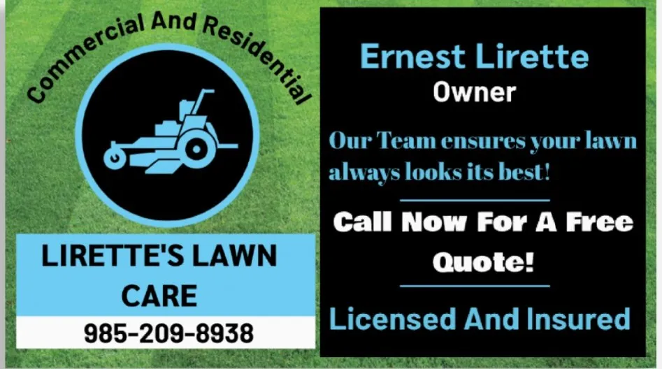 Trusted lawn care service experts serving Houma, LA - Lirettes Lawn Care