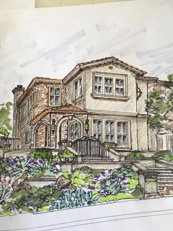 Custom lawn mowing service for homes in Santa Clarita, CA by Lisa Esposito Design