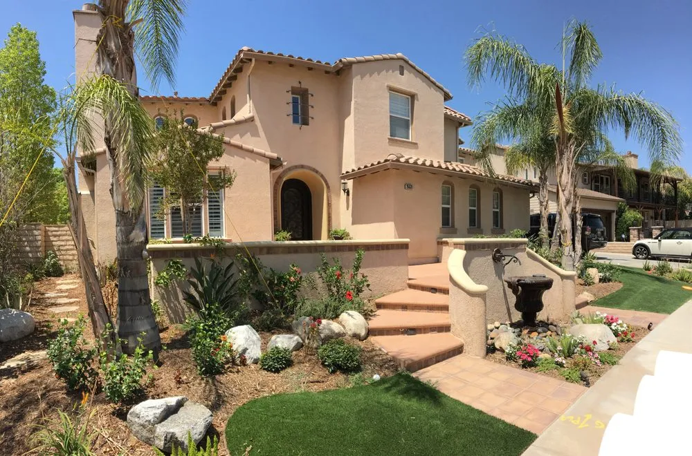 Reliable lawn mowing service for homes in Santa Clarita, CA by Lisa Esposito Design