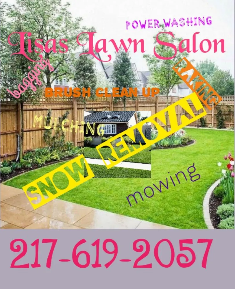Reliable outdoor landscaping for homes in Long Creek, IL by Lisas Lawn Salon