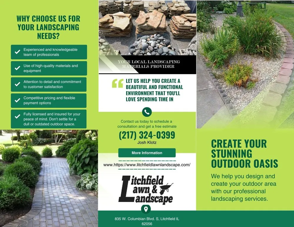 Custom landscape design in Litchfield, IL by Litchfield Lawn & Landscape