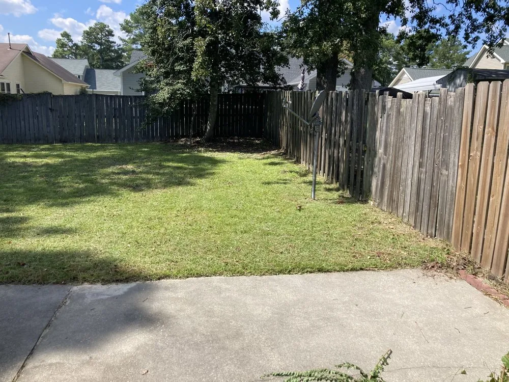 Custom landscape installation for homes in Raeford, NC by Little Brother Landscaping & Lawn Care