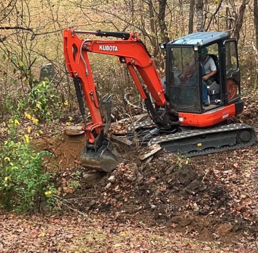 Reliable landscape installation experts serving SYLVA, NC - Little Foot Brush Cutting & Excavating