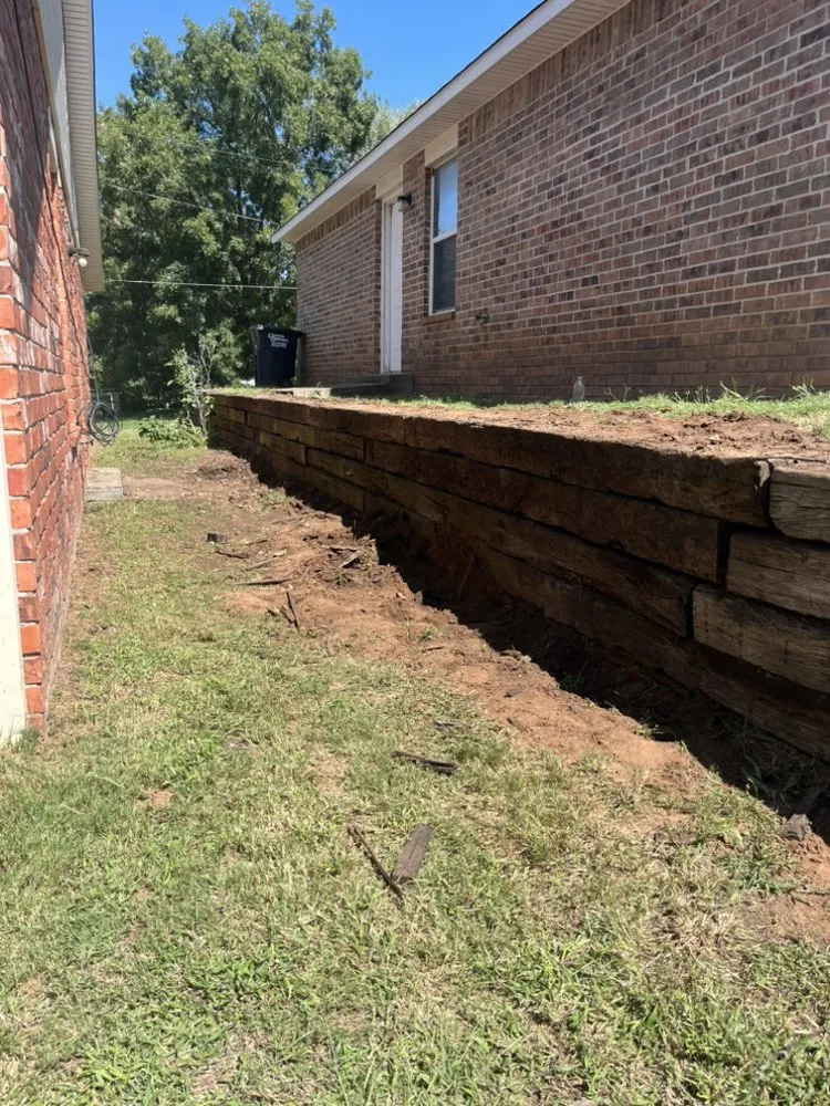 Professional landscape installation in Tecumseh, OK by Little Footes Landscaping