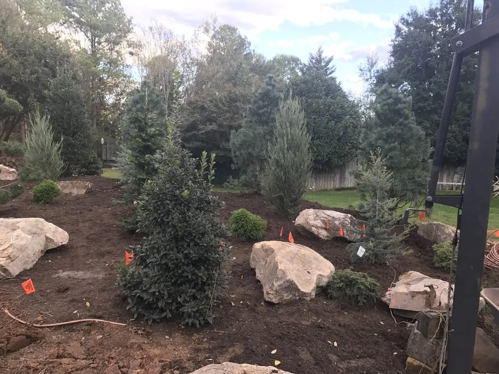 Professional garden landscaping in Knoxville, TN by Little Green Garden