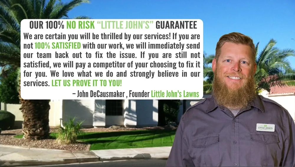 Affordable lawn care service experts serving Mesa, AZ - Little John's Lawns