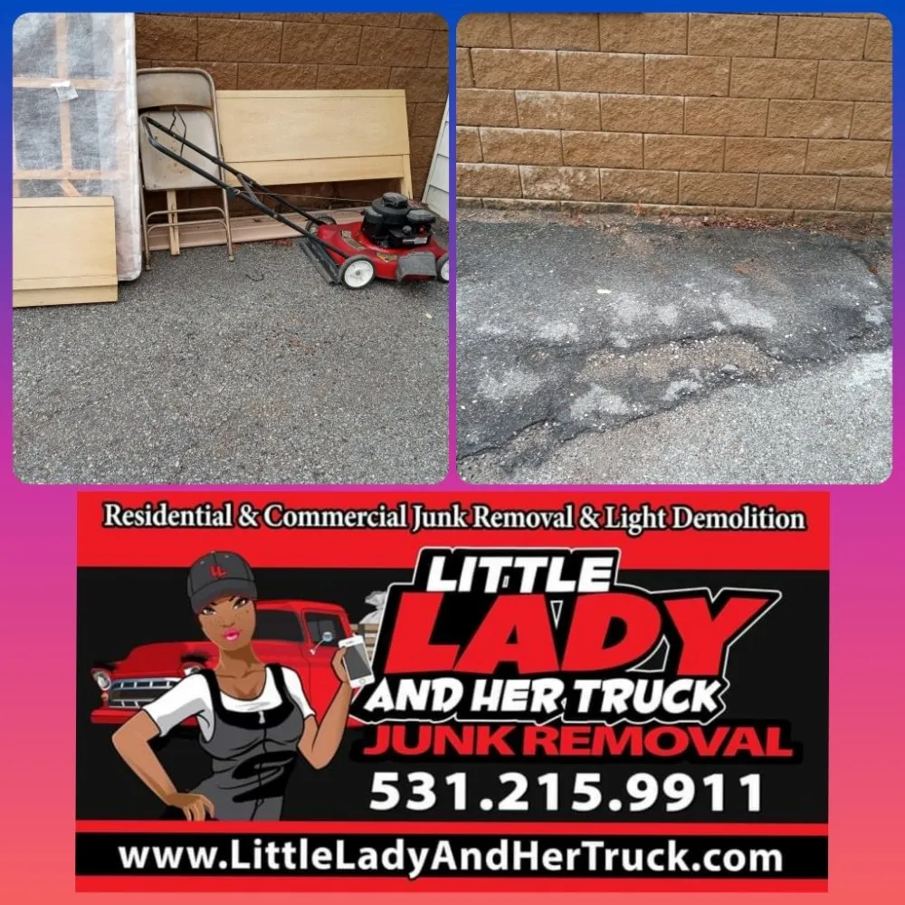 Reliable garden landscaping in Omaha, NE by Little Lady & Her Truck Light Hauling Services