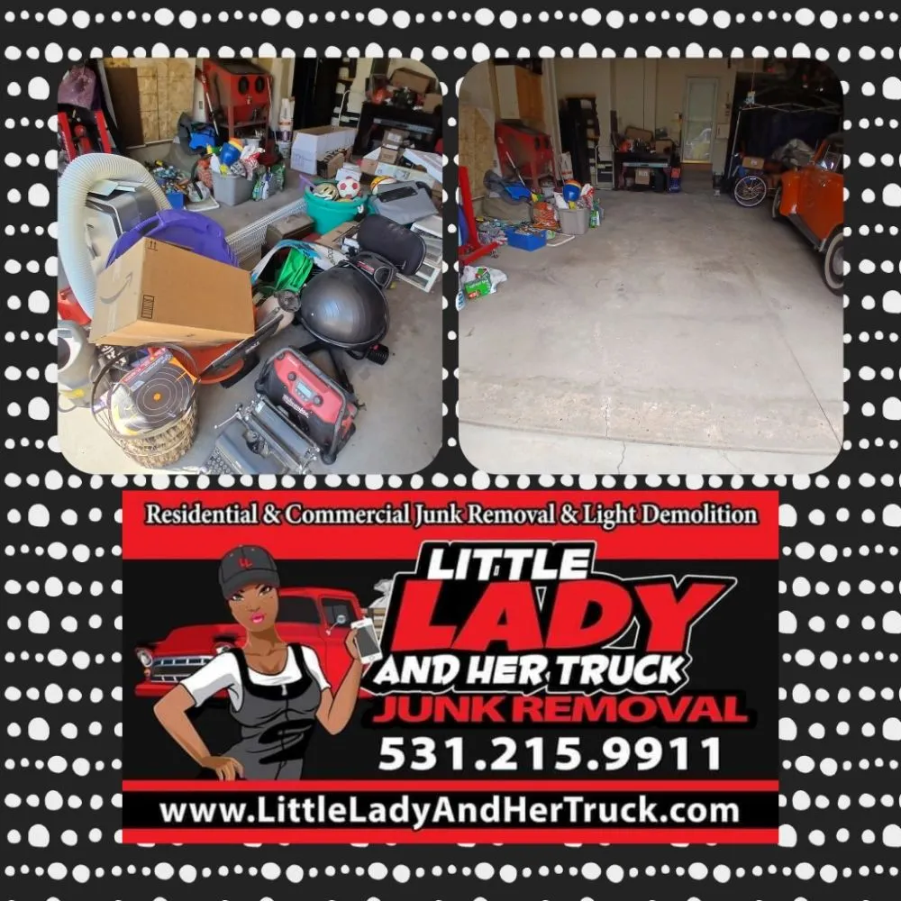 Local garden landscaping for homes across Omaha, NE - Little Lady & Her Truck Light Hauling Services