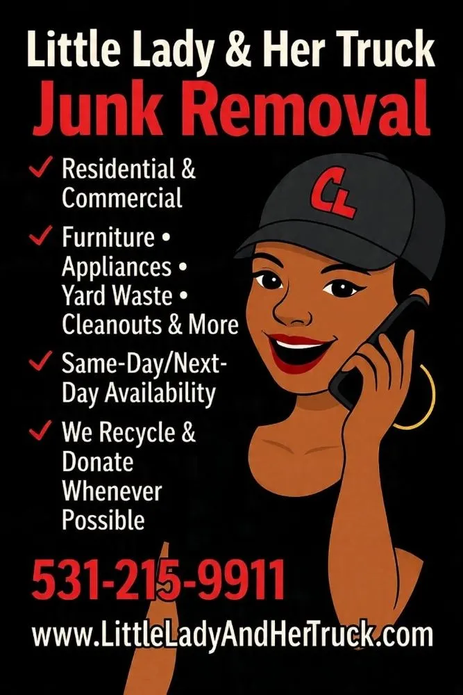 Trusted outdoor landscaping in Omaha, NE - Little Lady & Her Truck Light Hauling Services