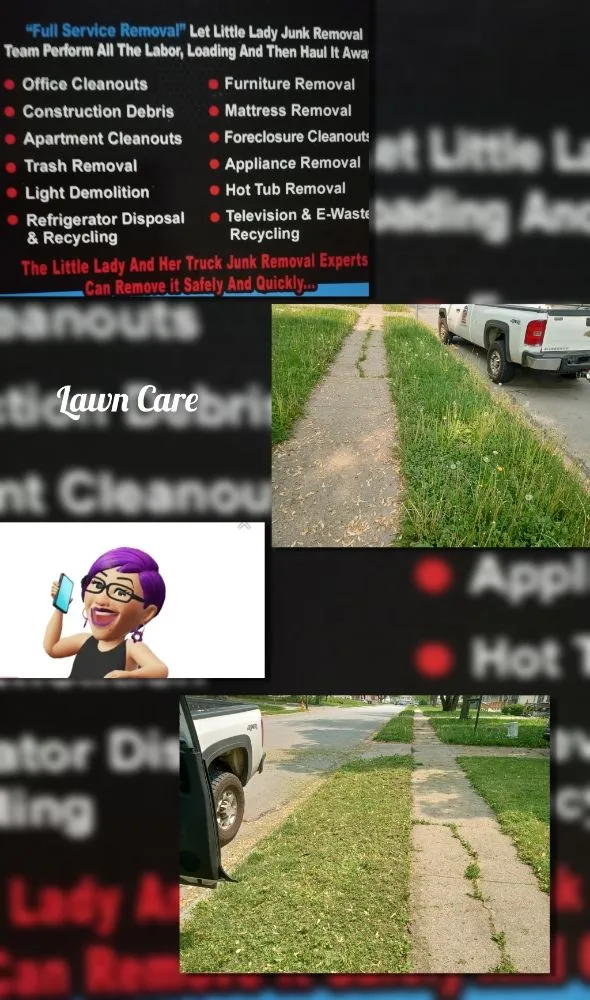 Expert garden landscaping for beautiful yards in Omaha, NE by Little Lady & Her Truck Light Hauling Services